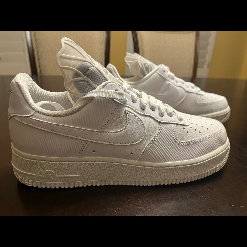 New Nike Air Force 1 White Goddess Sneaker Shoes Size US 10.5 - Picture 3 of 12